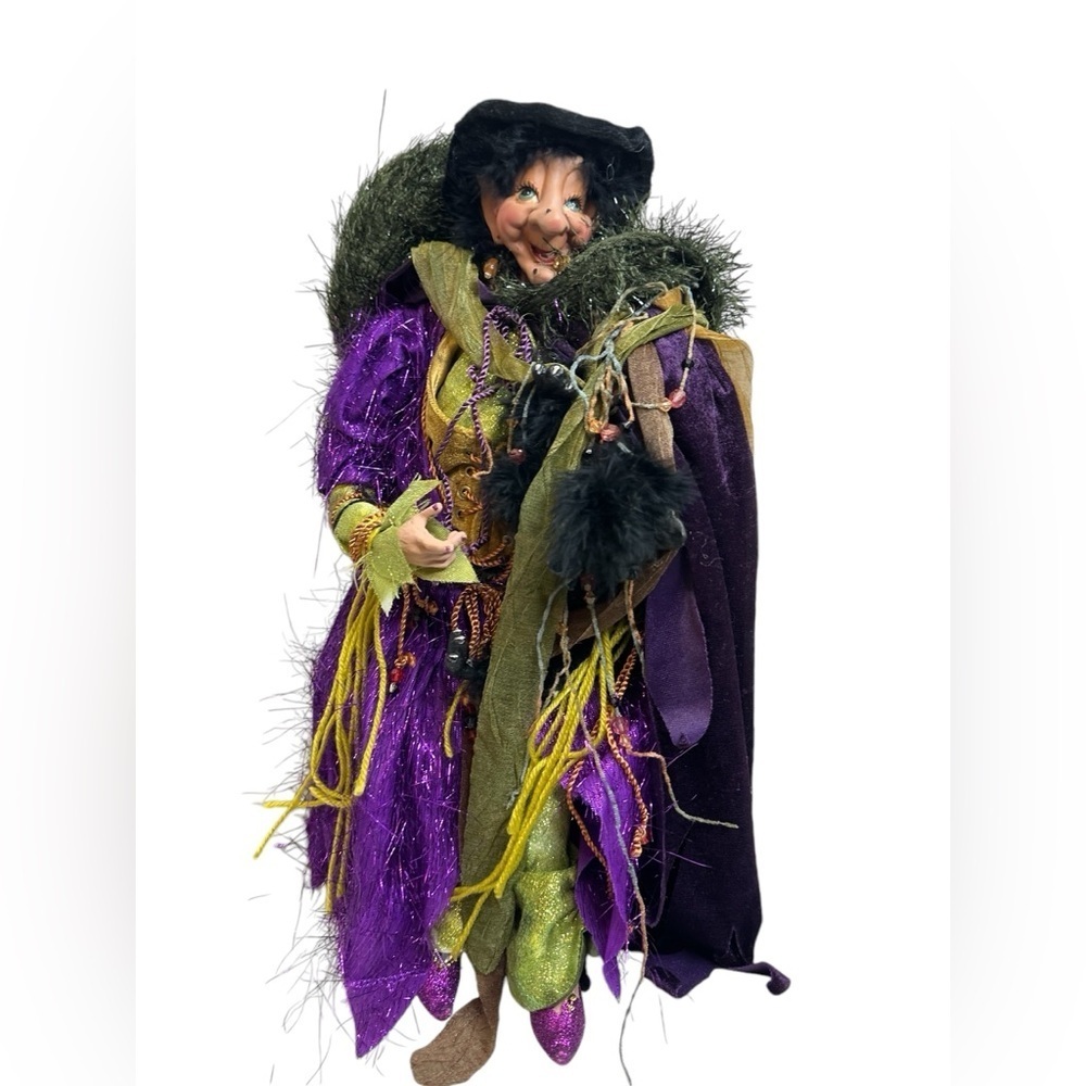 MARK ROBERTS 18 WITCH PURPLE GLITTER 18 ", NWT , it doesn’t have a box - Picture 11 of 16